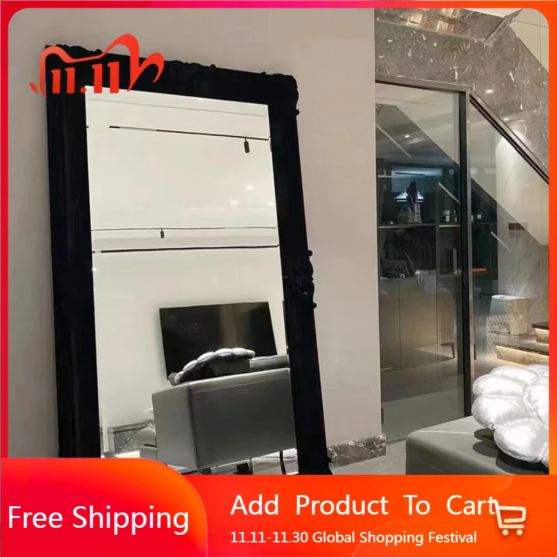 

Корейский стиль, художественное зеркало, наклейка, современный туалетный столик, сад, деревянное зеркало для девочек, эстетический пол, гостиная, палочка Spiegel, товары для дома