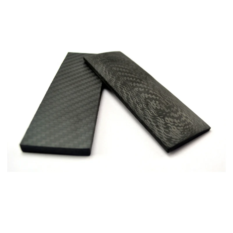 1pc Full 3K Carbon Fiber Board Knife Handle Patch Making Material Plate Matte Twill Pattern Tool DIY Make Grip Shank Scale Parts