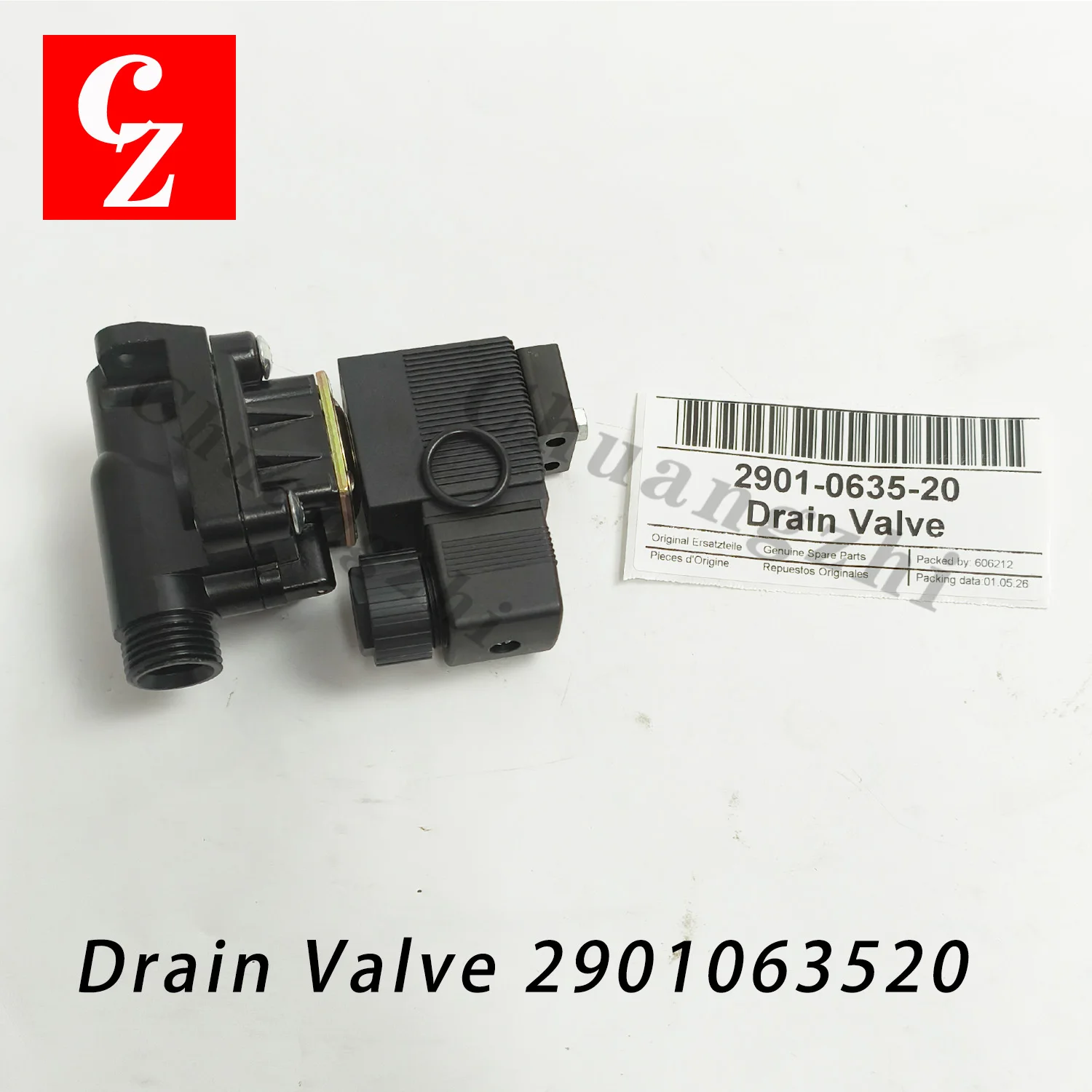 New High Quality Drain Valve 2901063520 for Atlas Copco  Air Compressor Replacement Part 2901 0635 20 Warranty 1 Year