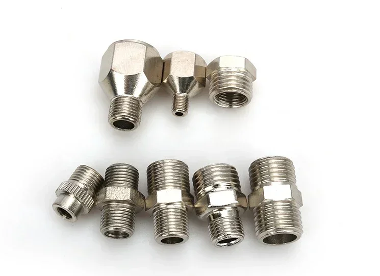 10PCS 1/41/8 model air pump gas storage tank accessories thread adapter inner wire outer wire adapter 1 point 2 point spray pump