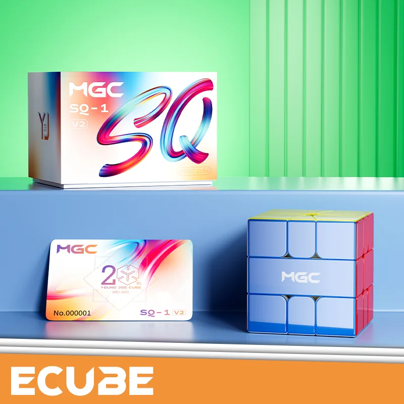 [ECube] YJ MGC SQ1 V2 UV Magnetic SQ1 2025 Newest Speed Cube Educational Magic Puzzle Toy for Kids YongJun Series Square 1