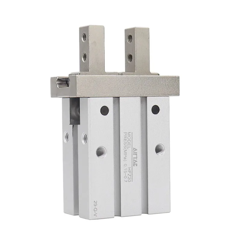 AirTAC Original HFZ Series Parallel Pneumatic Claw Cylinder HFZ 6 10 16 20 25 32 40 Pneumatic Components