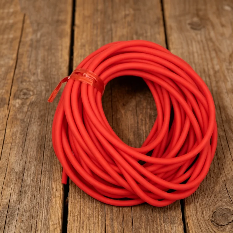 ID 3mm 3,5mm 4mm 4mm 4,5mm 5mm 5,5mm Hochelastisches, festes Latex-Gummiband 5/10 Meter Outdoor-Bungee-Seil, Angel-Verlustseil – Detail 6