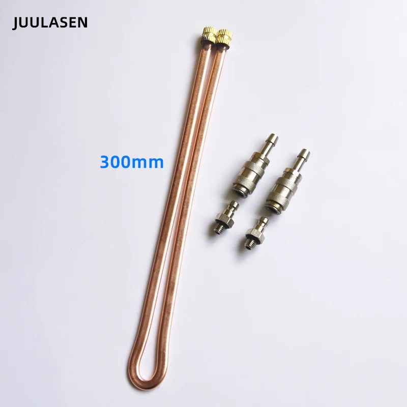 Juulasen Diy Laptop Loop Zachte Rode Koperen Buis Buitendiameter 4Mm Water Koeler Warmte Refit Custom Lengte 180-300Mm
