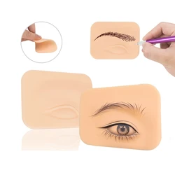 Tattoo Practice Skin 3D Microblading Mini Brows Silicone Fake Skin Permanent Makeup Tattoo Supplies for Beginners Practice