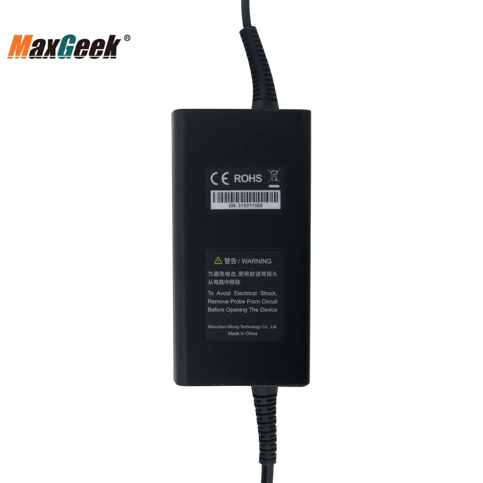 Micsig CP2100A 800KHz 10A/100A AC DC sonde de courant alimentée par USB pour oscilloscopes avec interface BNC