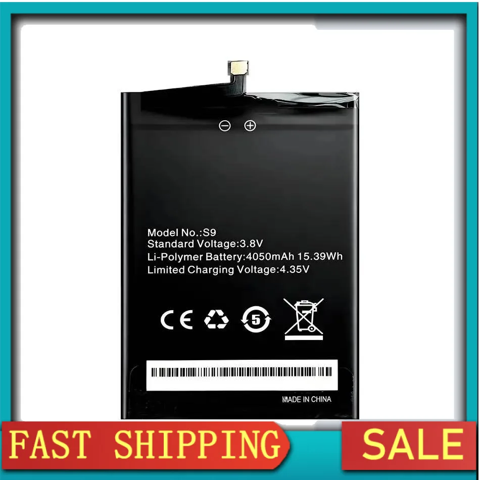 

Long Lasting 4050Mah Mobile Phone Battery For Homtom S9 Plus
