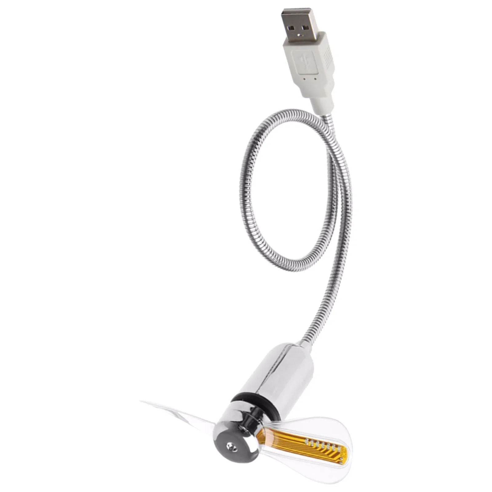 

Computer Usb Flexible Neck Mini Cooling Fan For Laptop Desktop Dorm Portable Lightweight Usb Powered Desk Fan