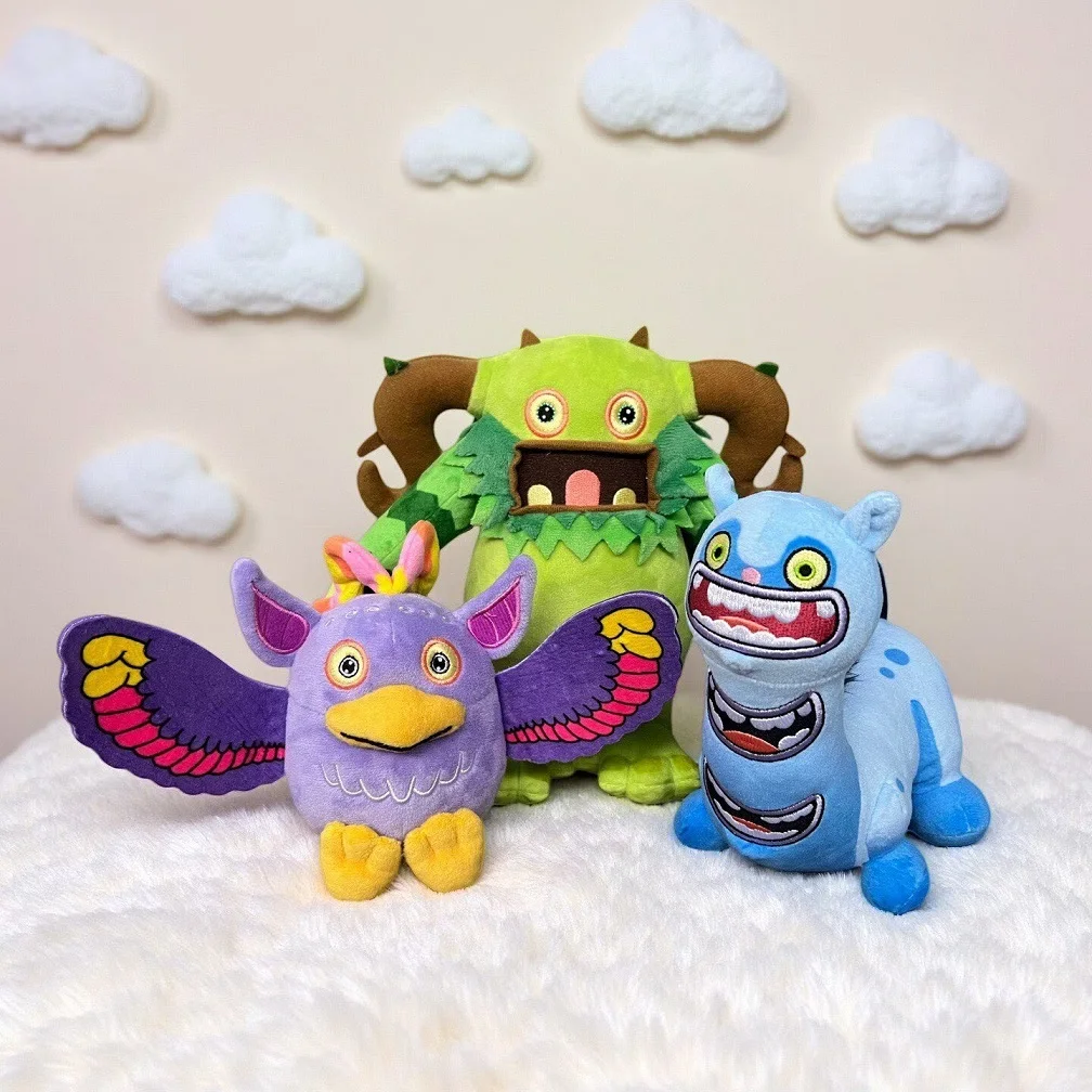 New My Singing Monsters Plush Toy Cartoon Stuffed Animals Plushies Dolls Birthday Gifts Room Decor Soft Pillows