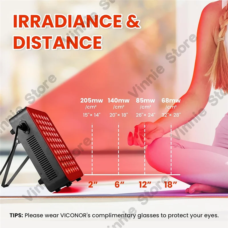 Red Light Therapy Panel For Body Treatment 60 Dual Chip LED Device Lights, 300W Power, Ideal For Whole For Body Use Eu EU P