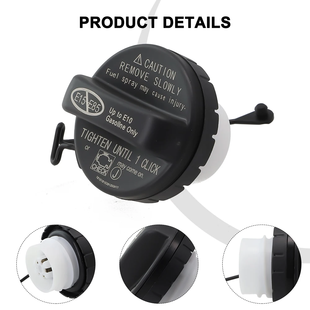 1 PC  Fuel  Filler Cap Replacement  Part 77300-06040 For  Toyota For  Camry Fuel Tank  Gas Cap Lid  Tether Threaded  Style