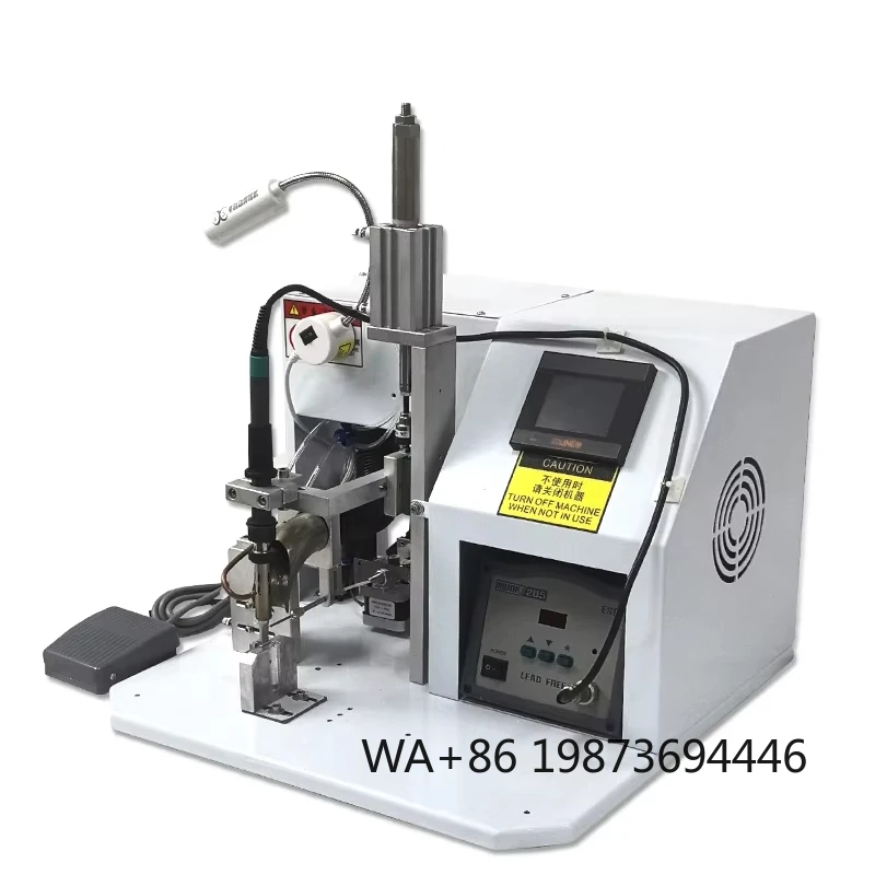 220V Automatic Tin Soldering Machine, PCB Plug-In Wire Soldering Semi/Fully Automatic