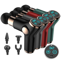 32 Speed LCD Body Massge Gun Vibration Neck Massager Portable Fitness Device For Body Neck Arm
