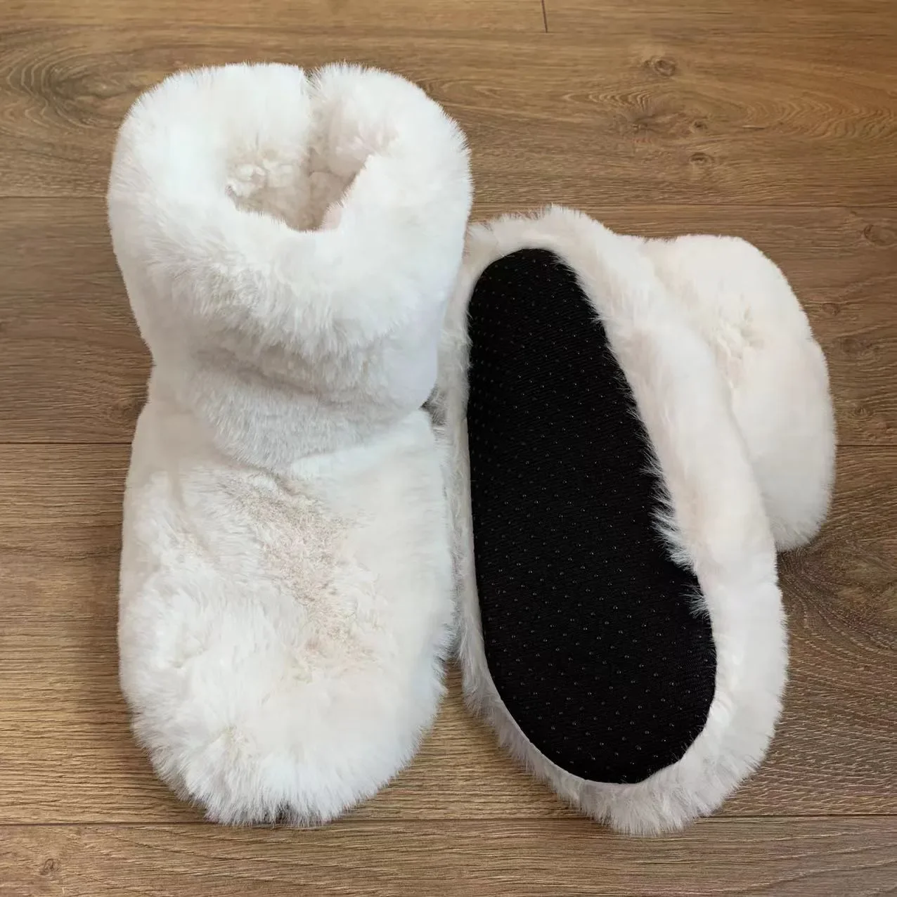 House Fluffy Slipper Womens Winter Fur Contton Warm Plush Indoor Flat Fuzzy Female Room Shoes Wool Home Boots Fleece Flip Flop