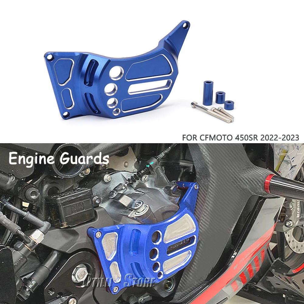 For CFMOTO 450 SR 450SR 450sr 450 sr 2022 2023 Motorcycles New Aluminum Engine Cylinder Cover Head Protection Cover Guards Fit