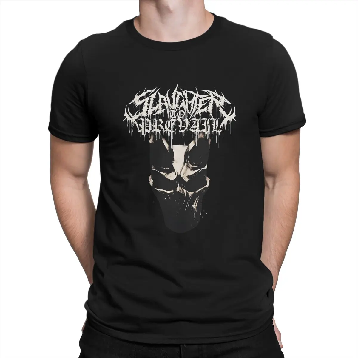 Slaughter To Prevail Men's TShirt Demolisher Distinctive T Shirt Original Streetwear New Trend