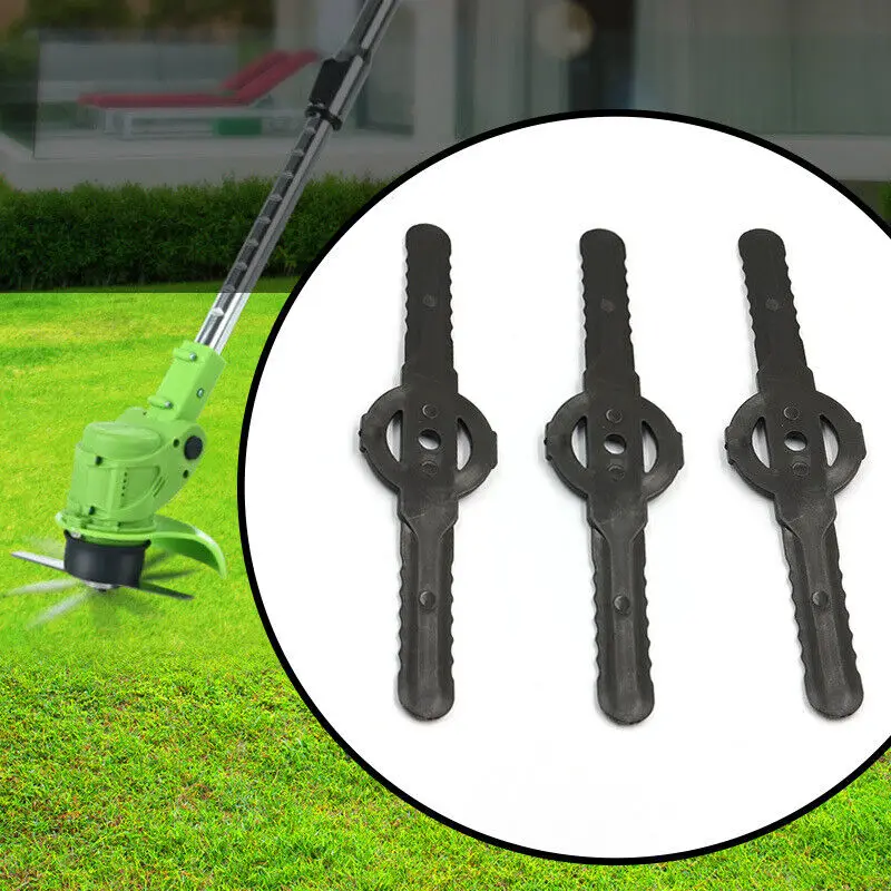 

1pcs Plastic Blade Rechargeable Lawn Mower Replacement Blade Abrasion Resistant Plastic Material Garden Power Tools Accessories