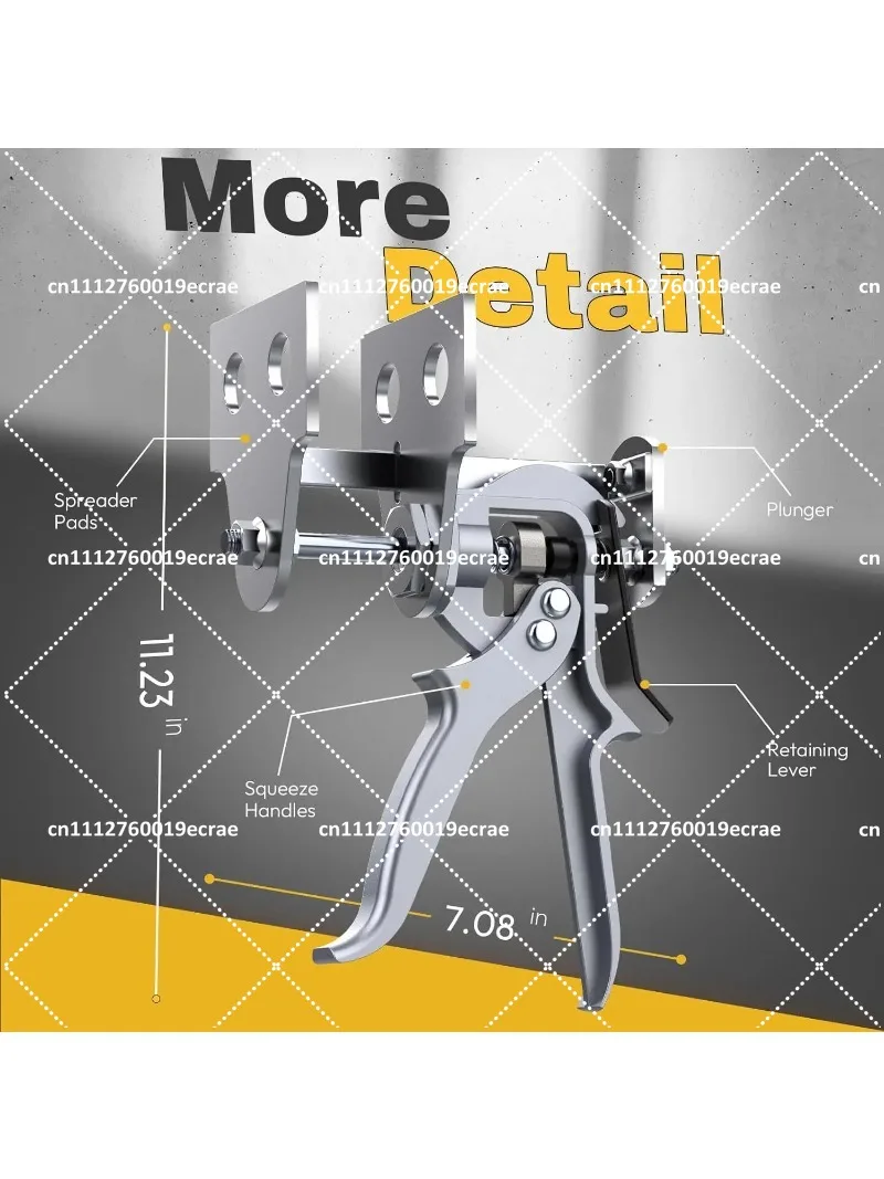 Brake Pad Spreader Brake Caliper Compression Tool Carbon Steel Disc Dual Pistons Car Repair Tool