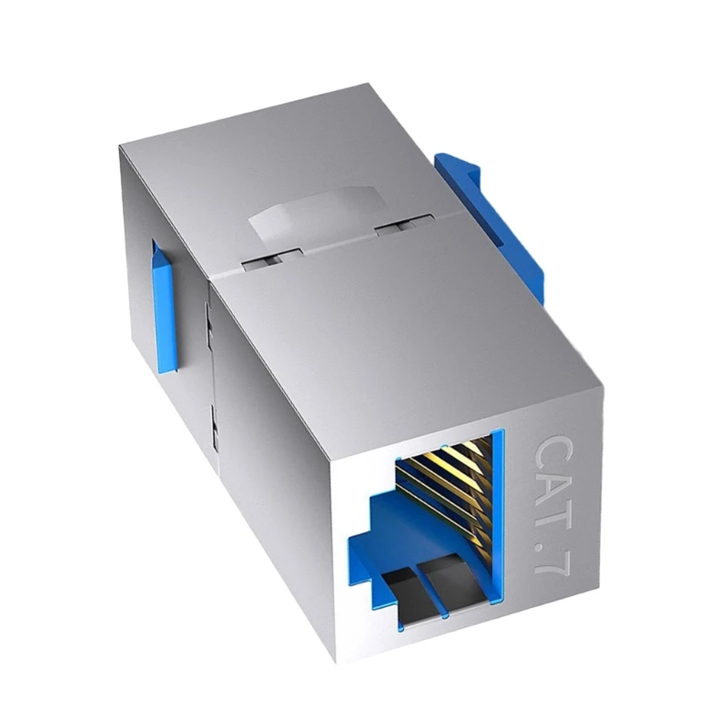 MultiPurpose RJ45 Ethernet Extension Coupler 10Gbps High Speed LAN Adapter 83CF