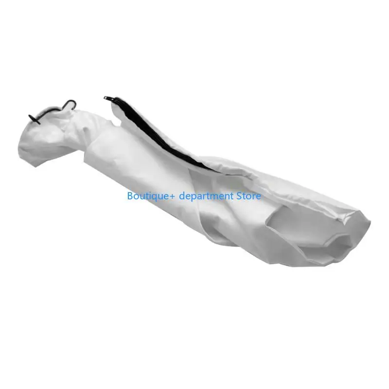 E1PD Practical Nylon Dust Collector Bag For Miter Chainsaws With Zippers Design Efficient Sawdust Receiver For Easy Disposal