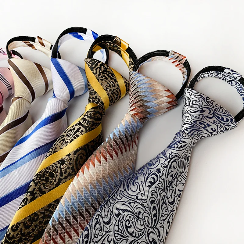 

Мужские галстуки на молнии, предварительно завязанный галстук 8 см, высокое качество, красный, черный, темно-синий, предварительно завязанные галстуки, классические мужские галстуки на молнии, Gravatas, свадьба