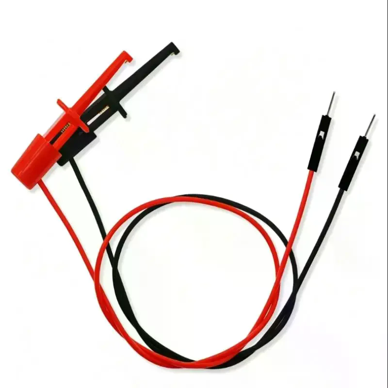 6 Colors 30CM Test Hook Jumper Wires With Reliable Contact For Electronic Testing Circuit Debugging DIY Use