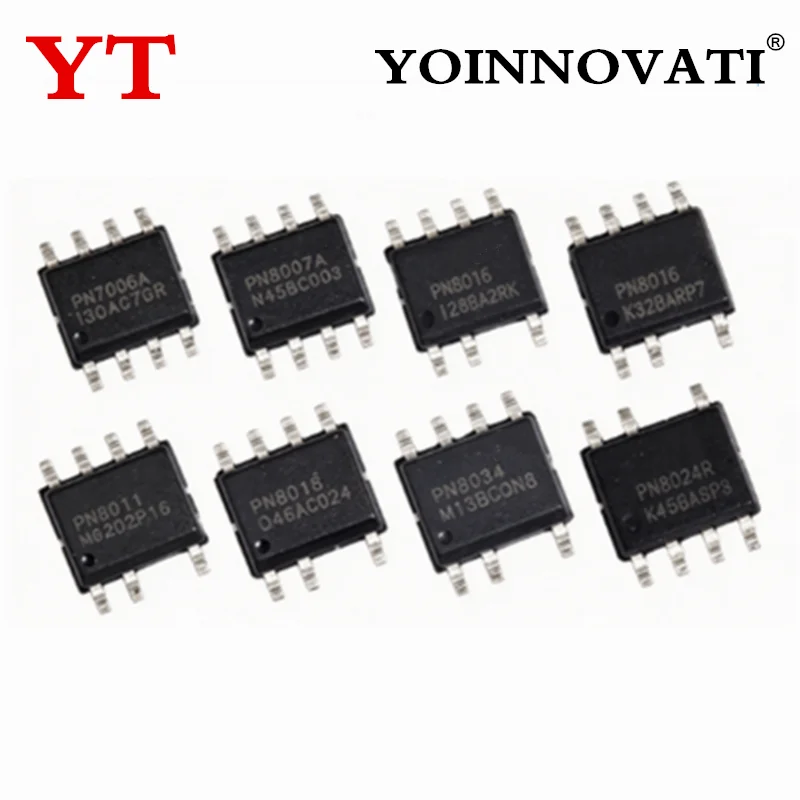 50PCS PN6516 PN8018 PN7727 PN8135H PN8192C Brand new original SMT power management chip integrated circuit
