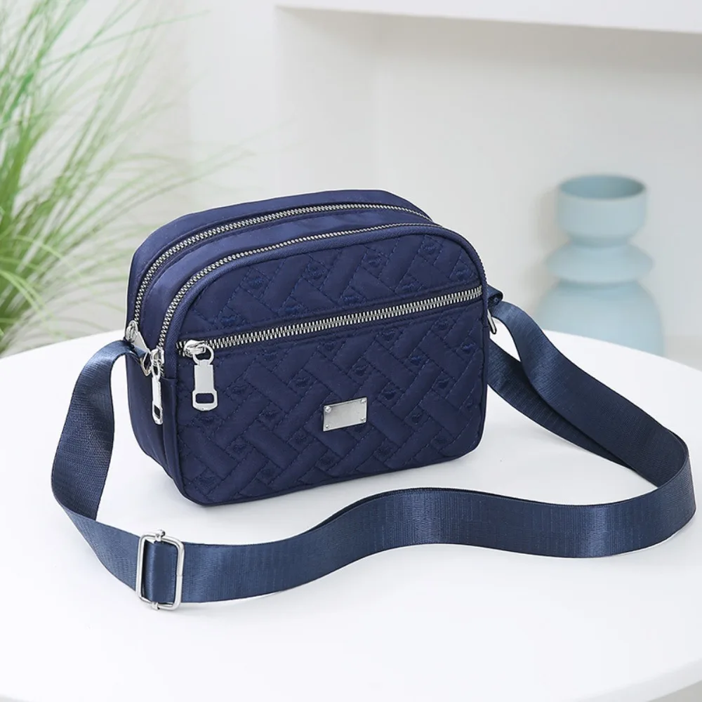 Small Bags for Women 2024 Casual Lightweight Messenger Bags Multi-pocket Vintage Oxford Cloth Crossbody Bags Female Handbags