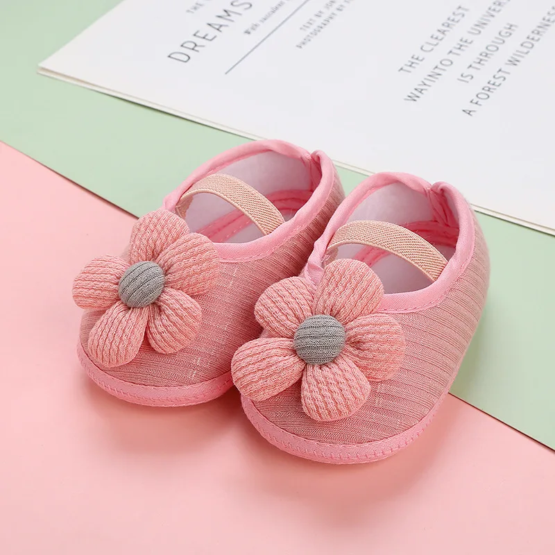 Spring and Summer Baby Princess Cute Sunflower Girl Kids Comfortable Soft Soled Breathable Non-slip Toddler Shoes