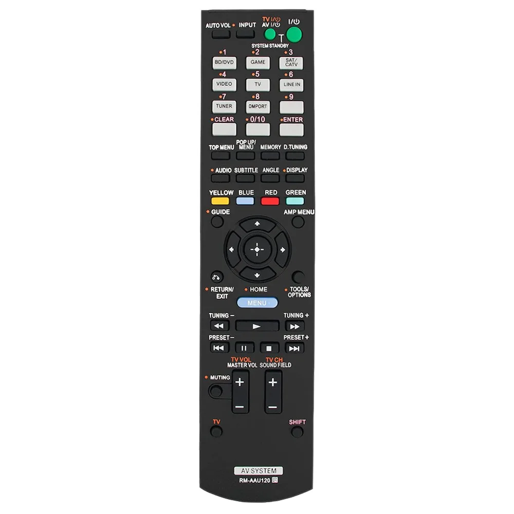 Replacement RM-AAU120 Remote Control Compatible with Sony Home Theatre System STR-CT550 STR-CT550WT HTS-S380 STRKS380 HT-CT550W