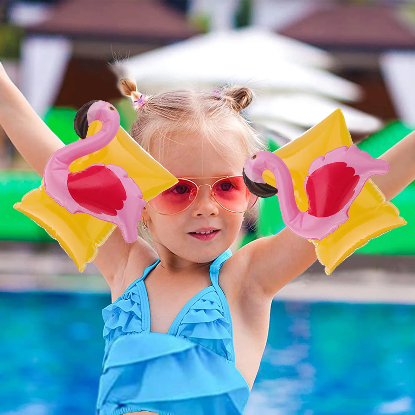 

Swimming Arm Floats Waterproof Pvc Armbands For Pool Beach Summer Reusable Lightweight Floaties Safe Swim Training