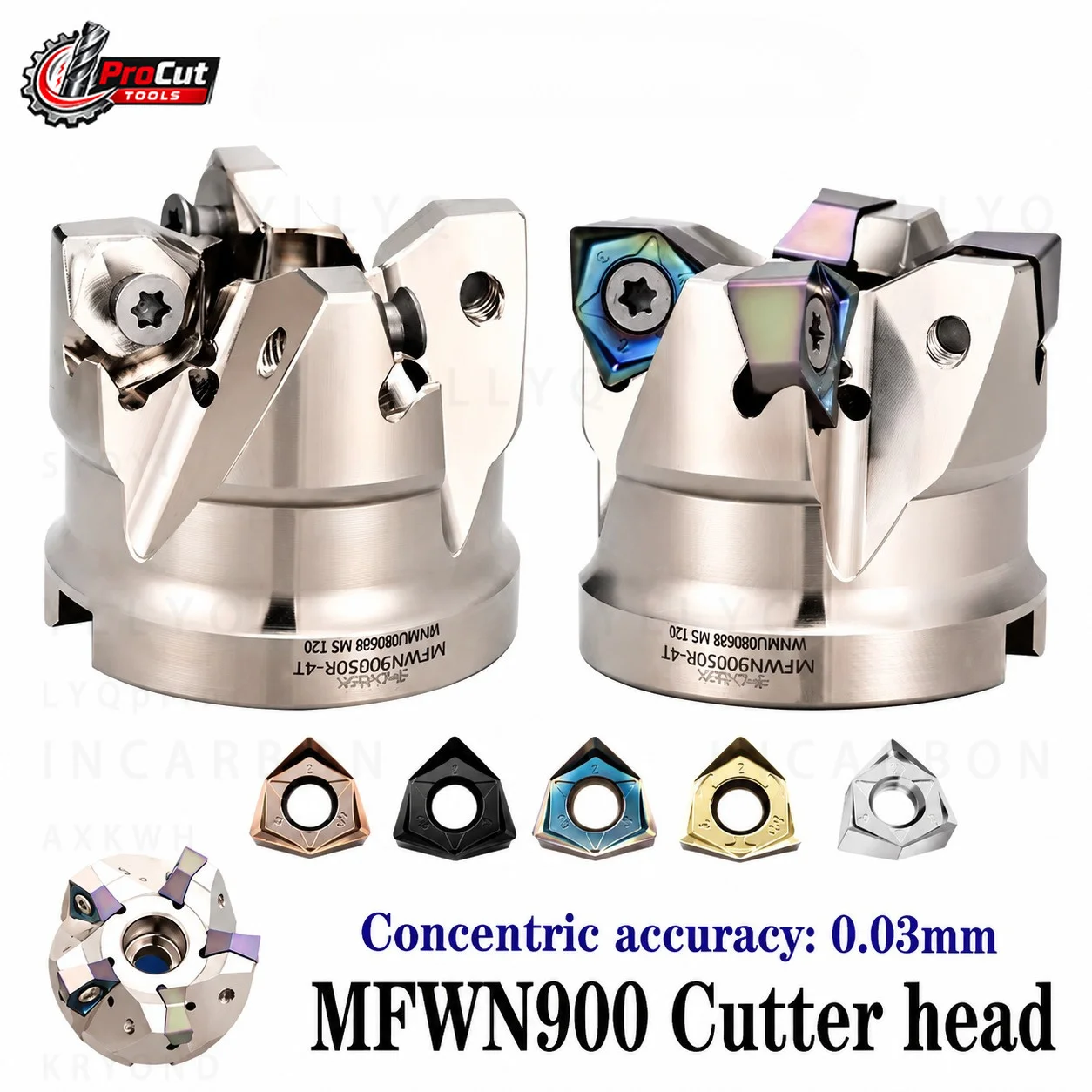 mfwn900-両面六角フライスカッターヘッド、wnmu0806インサート対応、bt-nt-hsk-fmb-cncツールホルダー対応