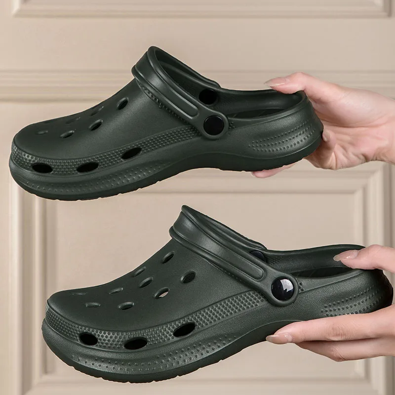 Summer Men Clogs Sandals Men's and Women's Leisure Slippers Beach Slides Home Garden Shoes Outdoor Sandals Plus Size 46 47 48 image 6
