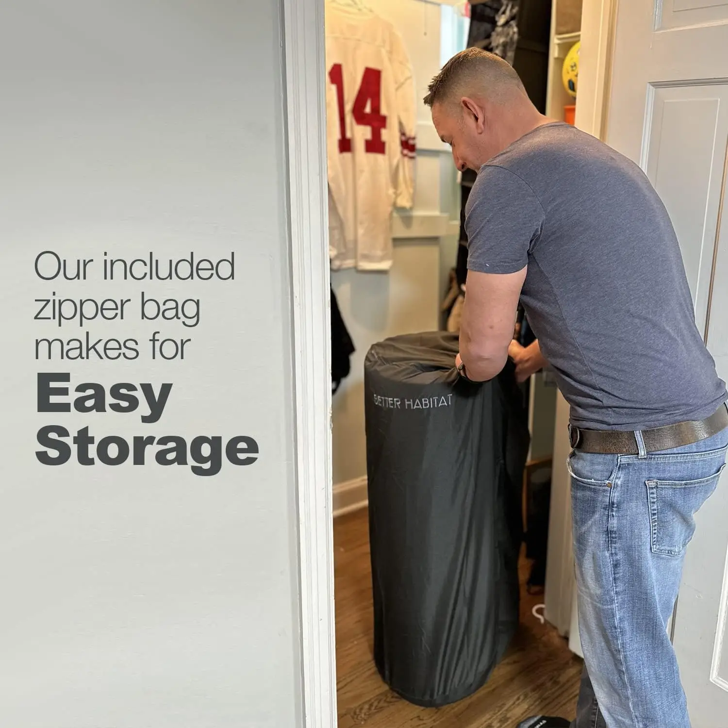 مرتبة أرضية محمولة من SleepReady وسرير ضيوف | 3 "رغوة الذاكرة CertiPUR-US | رولة في ثوانٍ | توأم، فردي، طفل #6