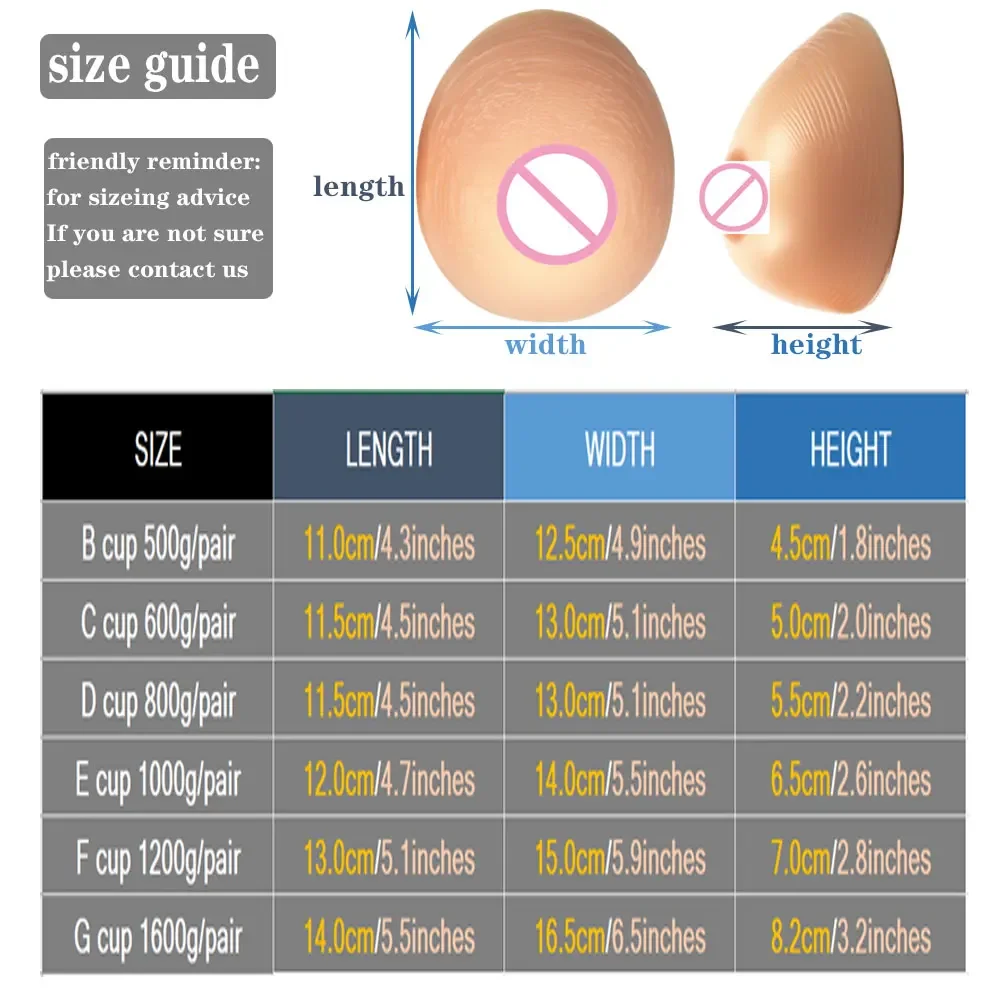 Realistic Silicone Crossdressing Breast Forms Huge Fake Boobs Pads False Tits Bra InsertsFor Men Transgender Cosplay