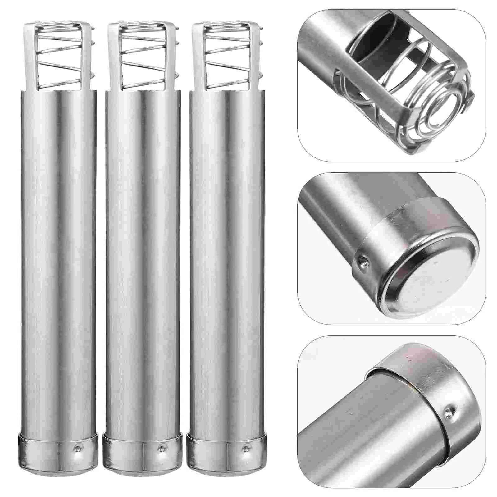 5 Pcs Moxa Pusher Cone Holder for Arthritis Tank Muscle Stiffness Burner Back Pain Stainless Steel