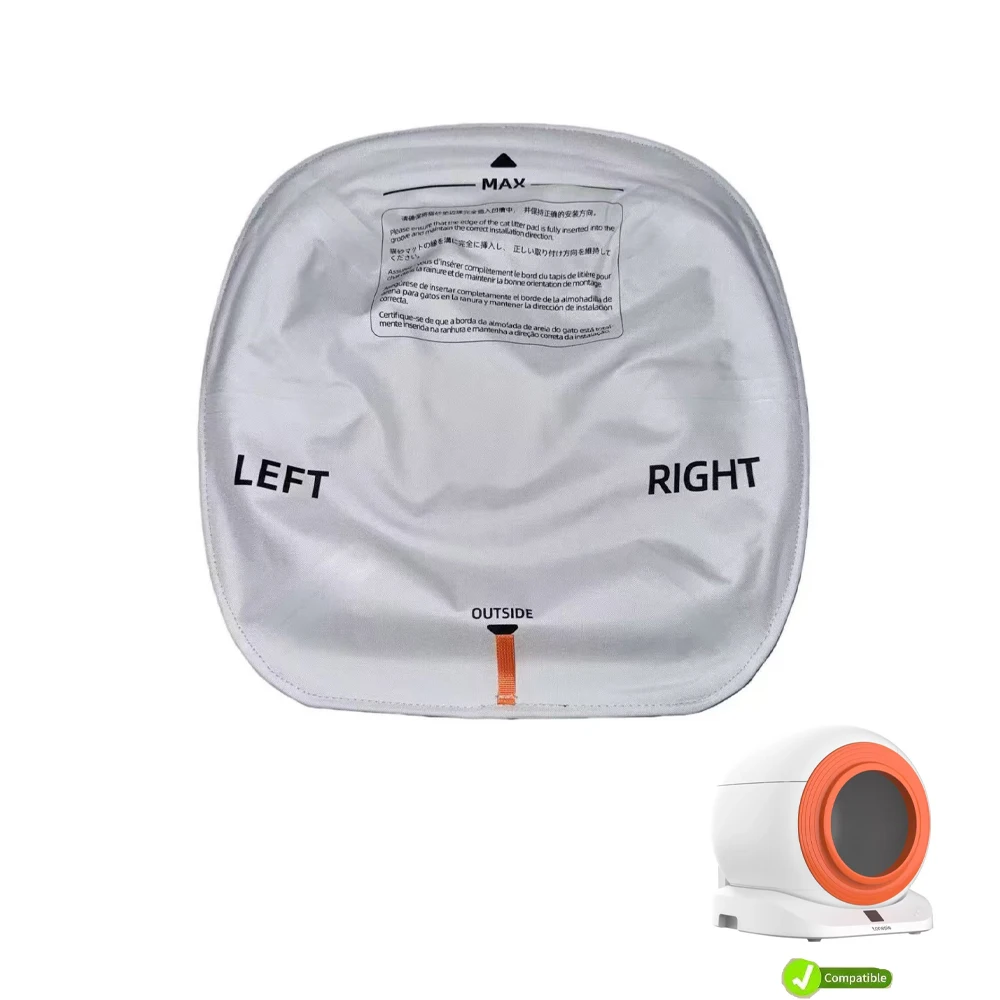 Smart Cat Litter Box Waterproof Pad Soft Fabric Basin Soft Mat Removable Liner For TONEPIE Q-Clean Cat Litter Box Accessories