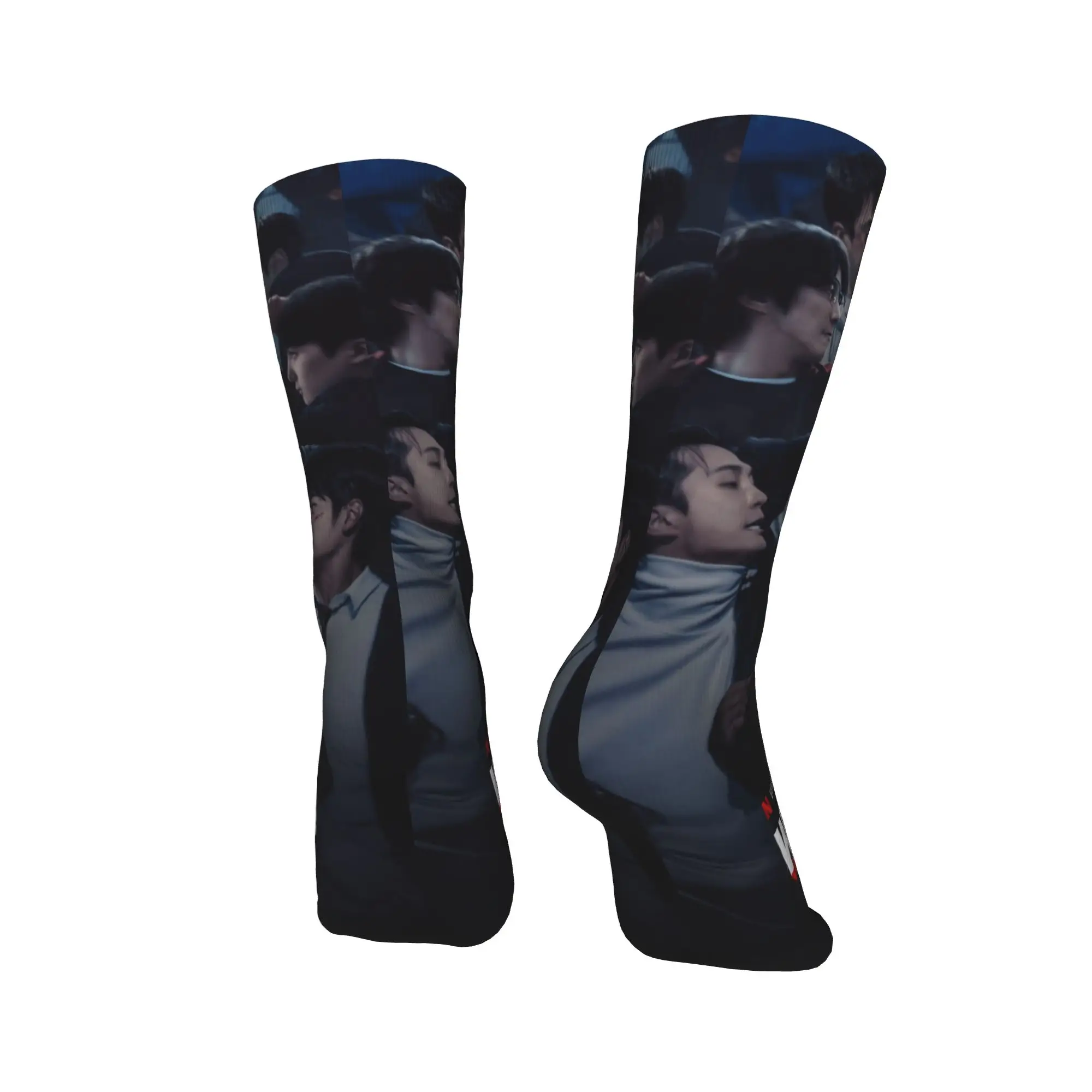 Calcetines de héroe débil, medias coreanas de otoño, antideslizantes, calcetines para hombres y mujeres, calcetines cómodos con gráficos para ciclismo