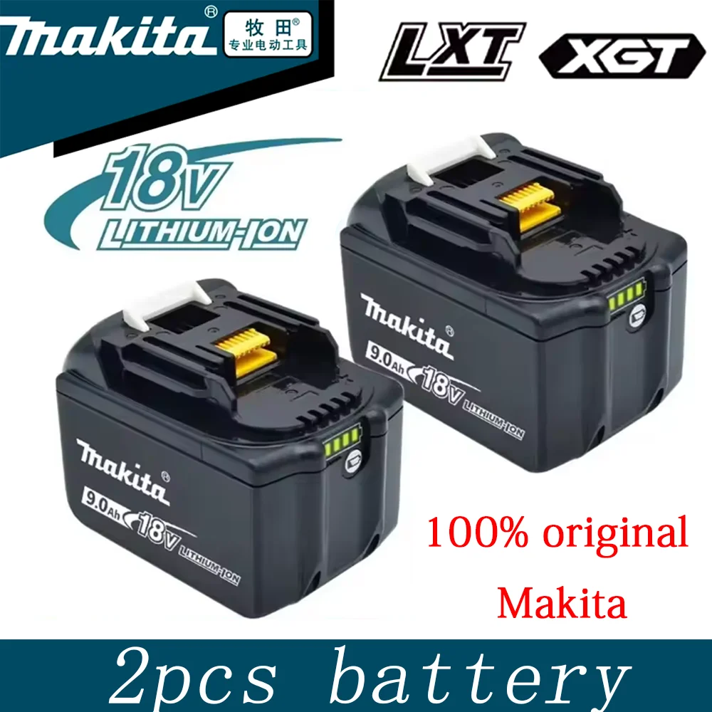 

BL1850 makita 18v 9ah original battery bl1830 bl1860 bl1850B tool batteries compatible For Makita 18 Volt wireless grinder