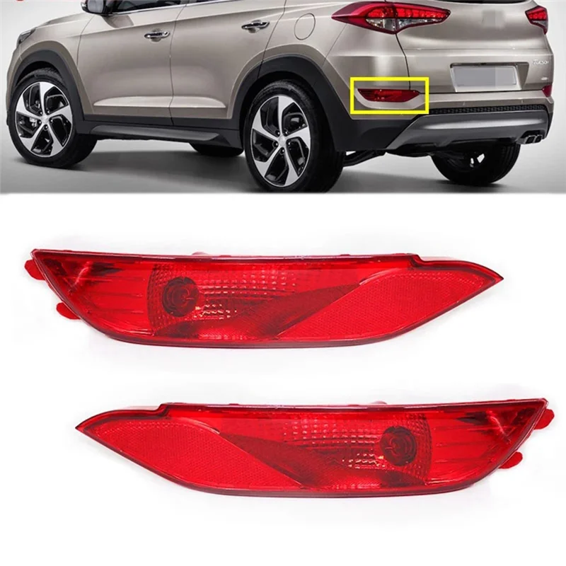 Lewy tylny zderzak samochodu światło przeciwmgielne ostrzeżenie o parkowaniu reflektor tylne światła dla Hyundai Tucson 2015 2016 2017 2018