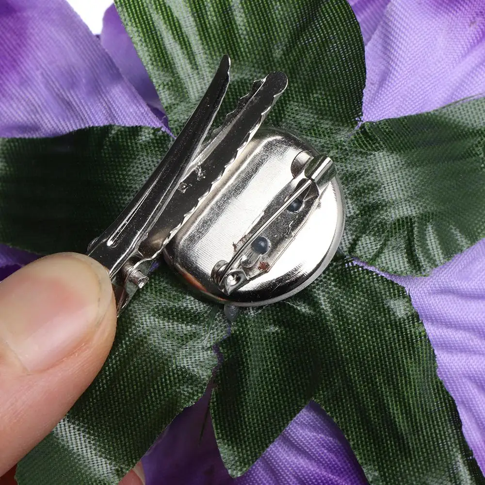 Party Women Bridal Hair Clip Brooch Rose Flower Hairpin Wedding