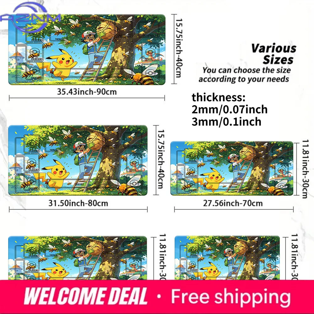 tapete-de-jogo-ash-pikachu-pokemon-tcg-com-design-de-aventura-na-Arvore-grande-e-antiderrapante