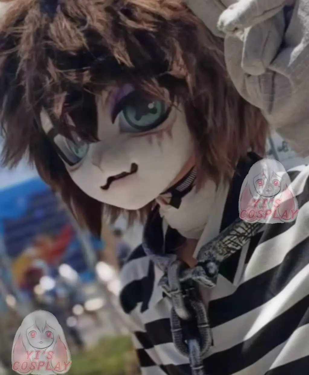 Fursuit رئيس اليدوية Yis تأثيري مخصص فروي رئيس Kigurumi رئيس تأثيري كيمونو سماعات الوحش مخصص Fursuit كيمونو رئيس