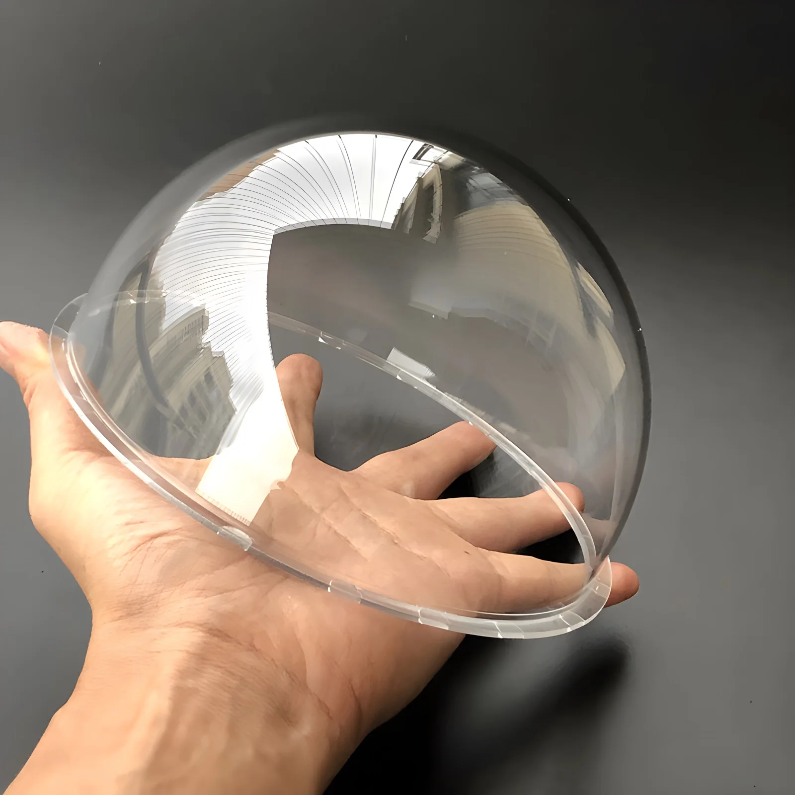 

6Inch Acrylic Clear Dome Cover Rainproof Security CCTV Camera Dome Housing High Speed Dome Camera Protective Cover Size 167x88mm