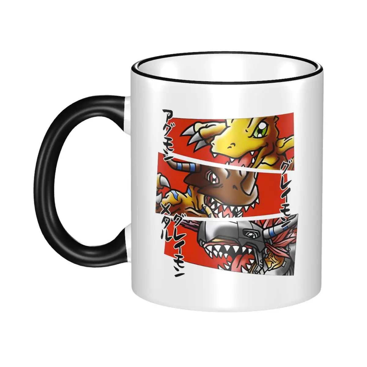 Digimon Monster Novelty Mug Novelty Anime Coffee Cup Gifts For Woman Man