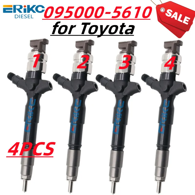 

ERIKC 095000-5611 095000-561# Fuel Injection Part 095000-5610 Diesel INJECTOR Assembly for TOYOTA 1AD-FTV 2AD-FTV