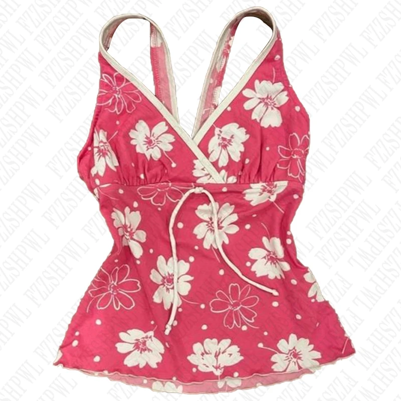 ing Y2K Sling Camis Grunge Goth Spicy Girls Summer Sleeveless Crop Top Punk Casual Vintage High Street Sexy Slim Fashion Hip Hop 90s