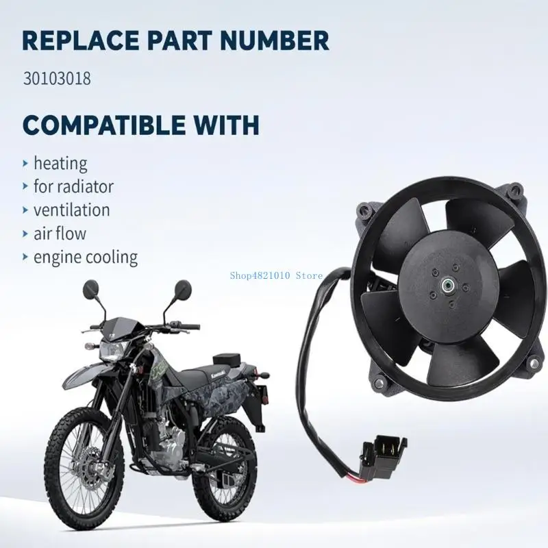 T3LF Auto Repair Accessory 12V 147CFM Puller Low Profile Fan for VA32-A101-62A