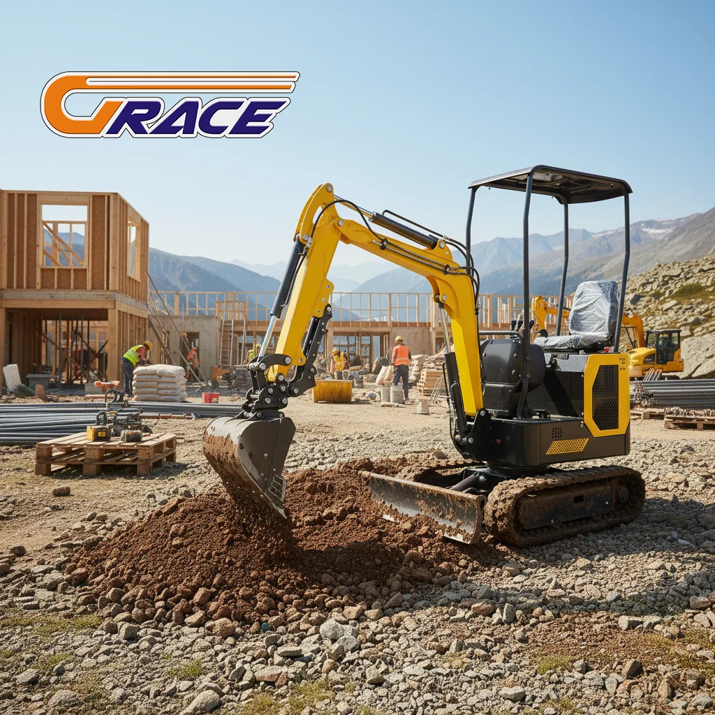 

1.8 Ton Mini Crawler Excavator with Euro 5 Engine for Garden Construction Compact Excavator Hot Sale