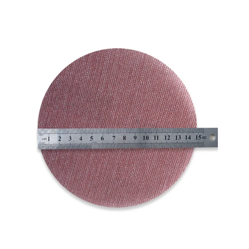 50Pcs 5/6 Inch 150MM Mesh Sanding Discs Hook & Loop Abrasive Dust Free Anti-Blocking Sharp Grinding Sandpaper for Car Wood S